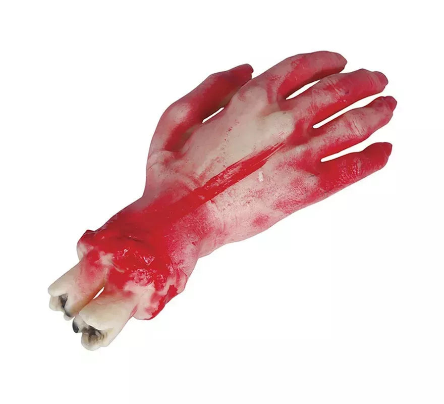 Translation missing: it.Mano con sangre látex de 25 cm