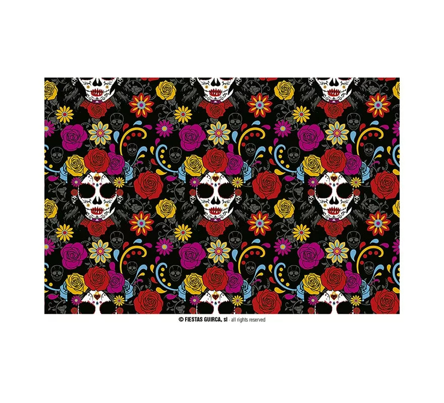 Translation missing: it.Mantel de Catrina colorida de 137x274 cm