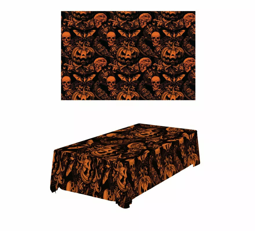Translation missing: it.Mantel de Calabaza Gótica de 137x274 cm