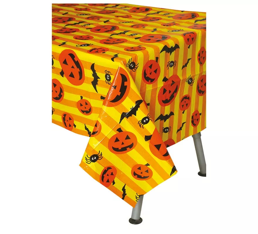 Translation missing: es.Mantel de Halloween con Calabazas de 130x175 cm