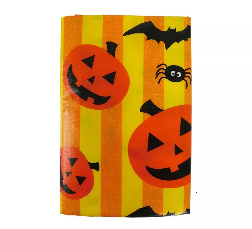 Mantel de Halloween con Calabazas de 130x175 cm