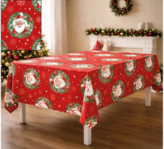 Tovaglia Babbo Natale 137x274 cm