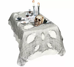 Tovaglia decorativa di Halloween grigia 60x300 cm