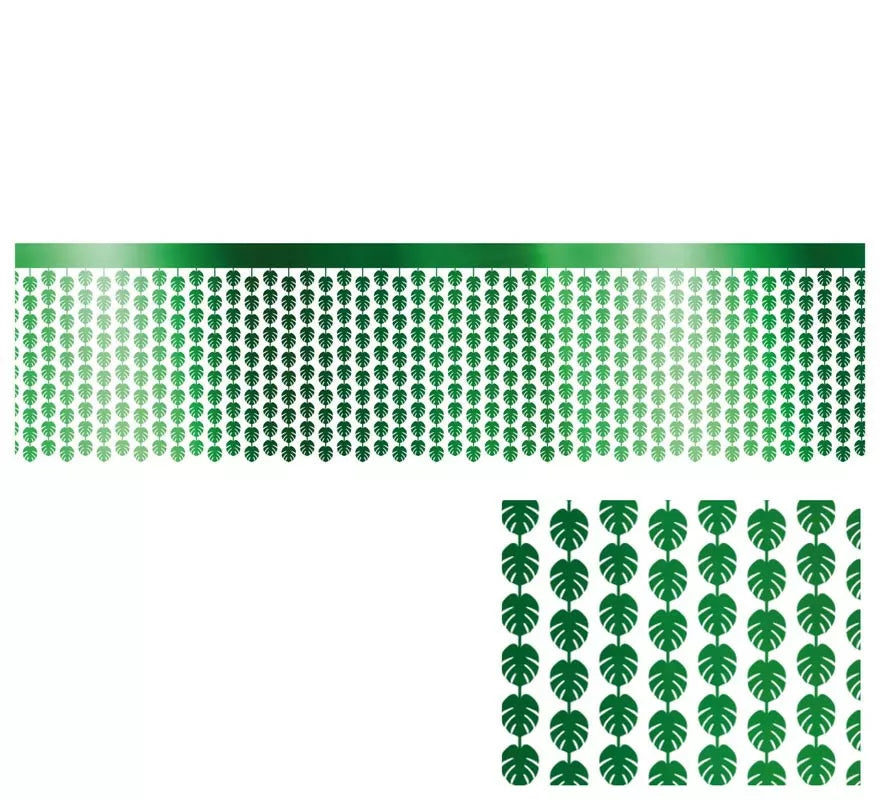 Translation missing: it.Mantel Tinsel Hoja verde de 400x70 cm