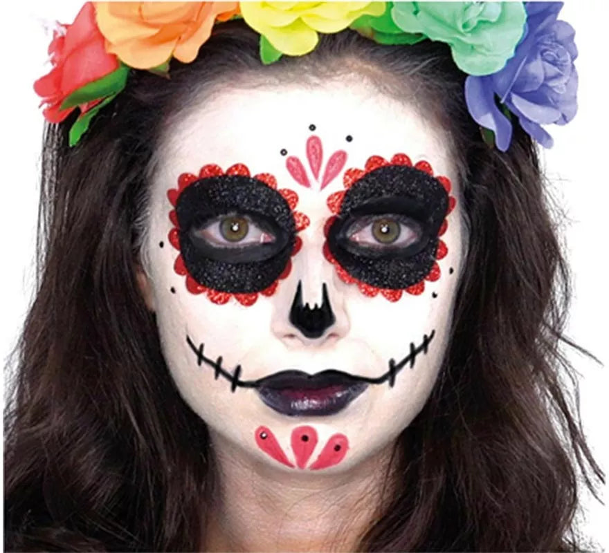 Translation missing: it.Maquillaje de Catrina bordes rojos