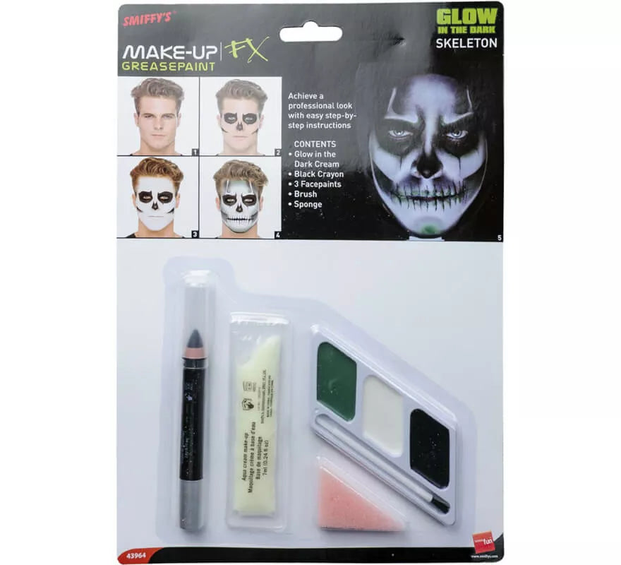 Translation missing: it.Maquillaje de Esqueleto Fluorescente
