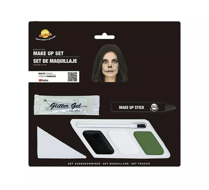 Maquillaje de Esqueleto sombrío
