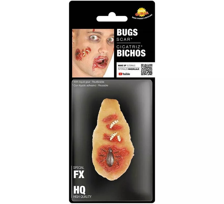 Translation missing: es.Maquillaje FXs de Herida Llena de Bichos