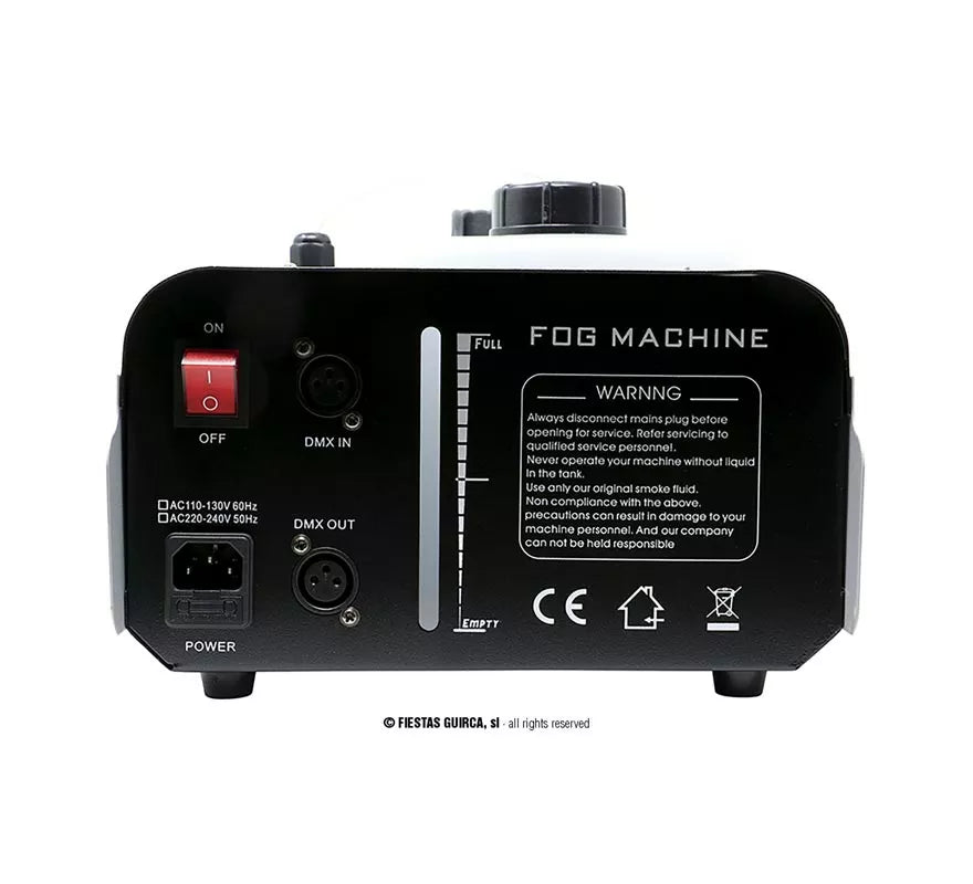 Máquina de Humo con luz y mando de 1500 w