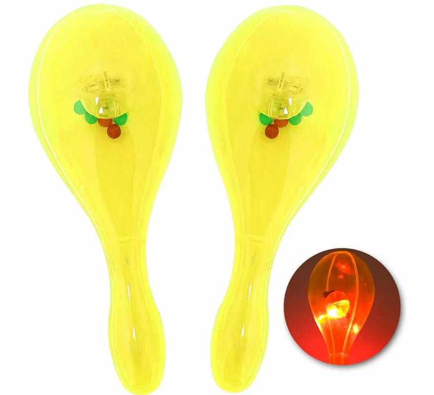 Translation missing: it.Maracas con Luz de 16x7 cm en varios colores