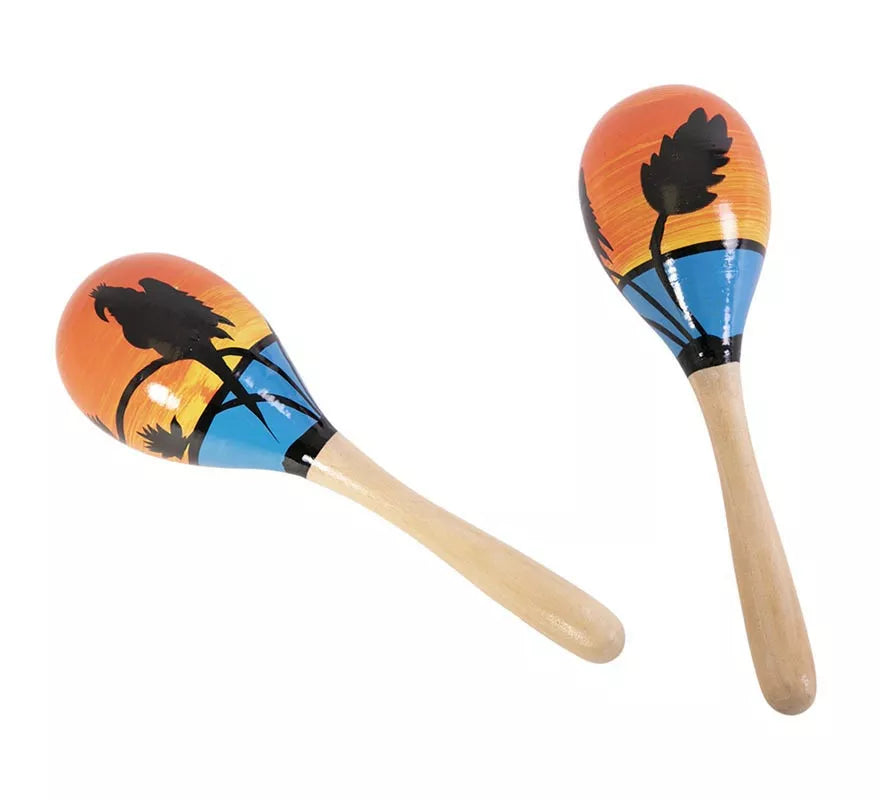 Translation missing: it.Maracas de Madera de 20 cm