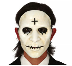 Maschera bianca con croce