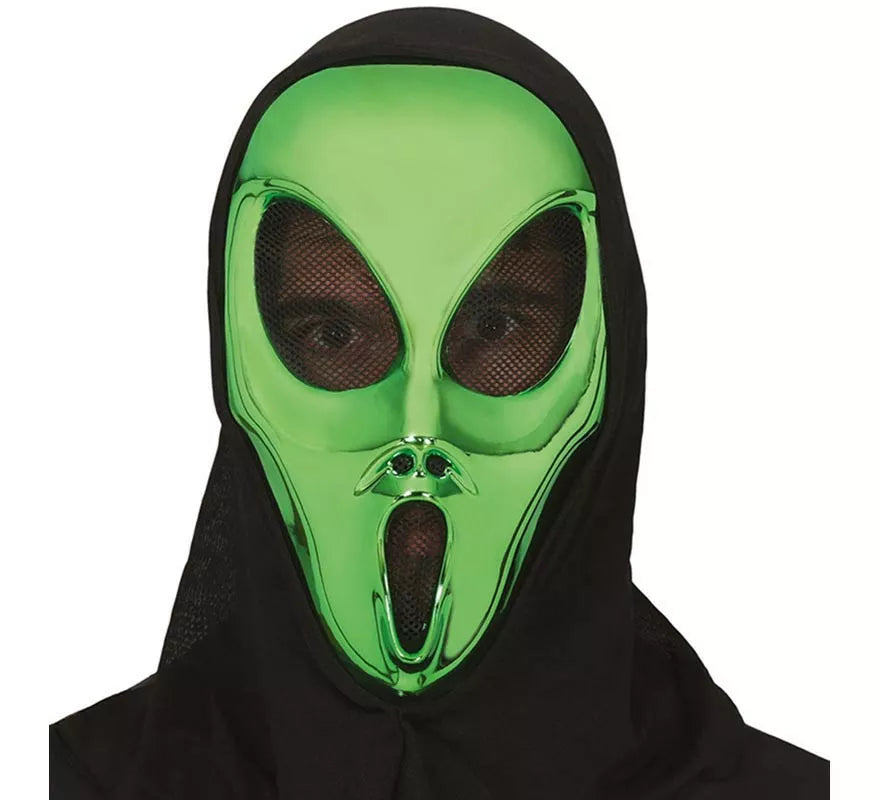 Translation missing: es.Máscara de Alienígena verde con Capucha