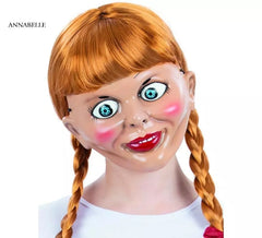 Maschera Annabelle in plastica per adulti