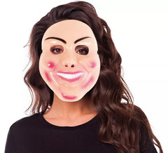 Maschera da assassino in plastica per adulti