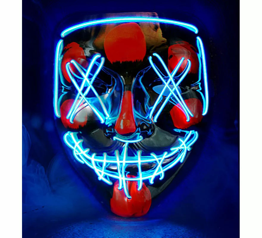 Translation missing: it.Máscara de Asesino Aterrador con LED azul