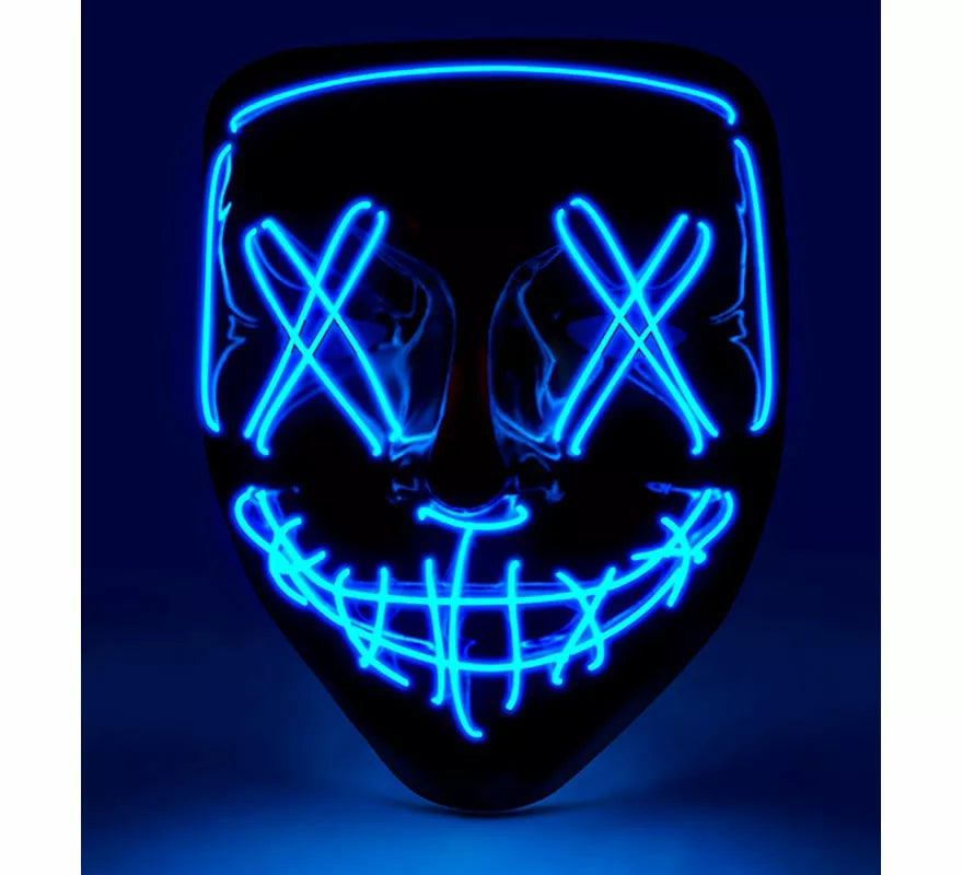 Translation missing: it.Máscara de Asesino Aterrador con LED azul