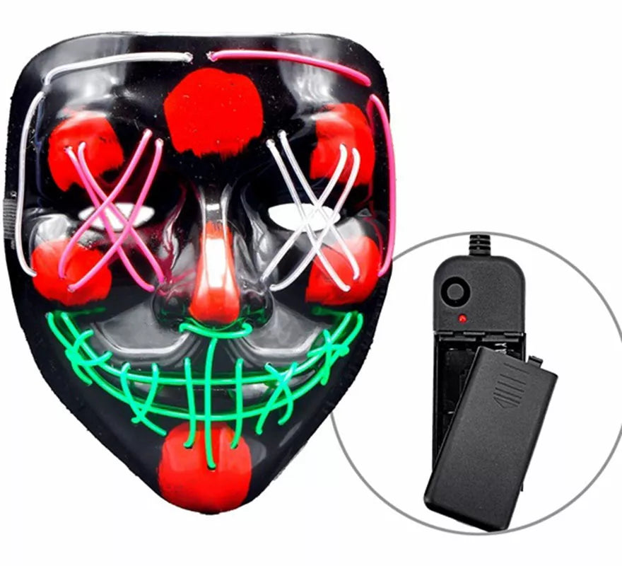 Translation missing: it.Máscara de Asesino Aterrador con LED multicolor