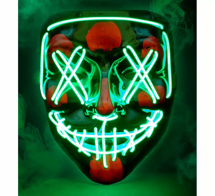 Translation missing: it.Máscara de Asesino Aterrador con LED verde