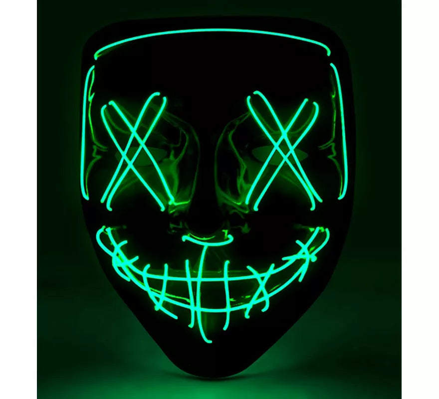Translation missing: it.Máscara de Asesino Aterrador con LED verde