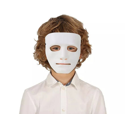 Máscara de Asesino Blanco de pvc infantil