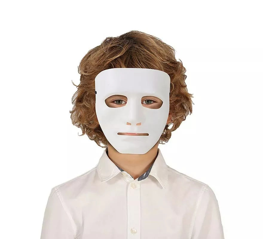 Translation missing: it.Máscara de Asesino Blanco de pvc infantil