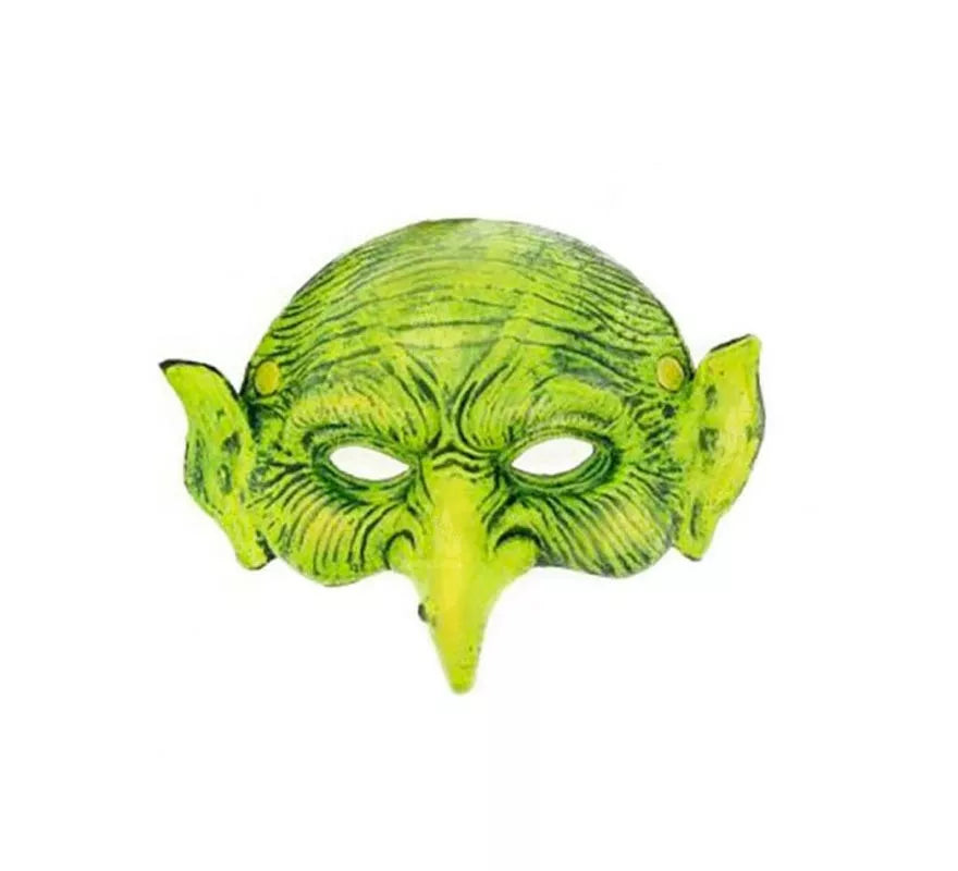 Translation missing: it.Máscara de Bruja verde media cara