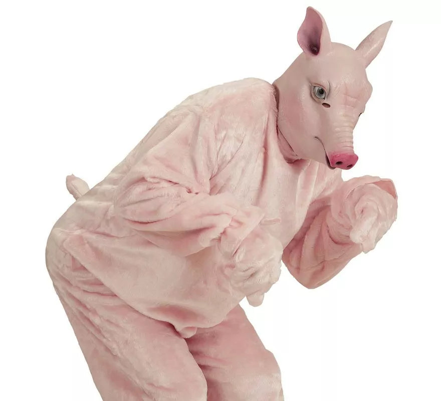Máscara de Cabeza de Cerdo completa adulto