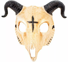Maschera teschio ariete satanico
