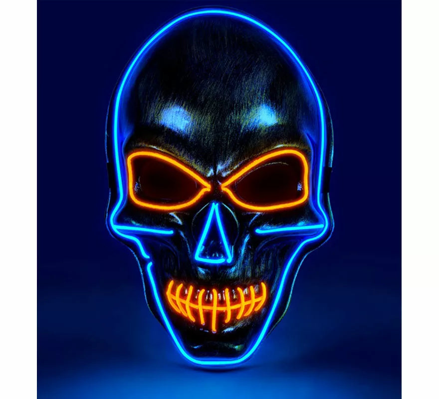 Translation missing: it.Máscara de Calavera dorada LED de Colores