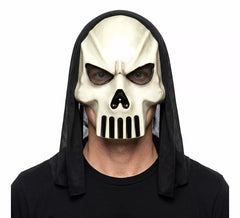 Maschera da teschio fantasma con cappuccio