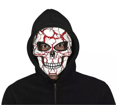 Maschera da teschio insanguinato in PVC