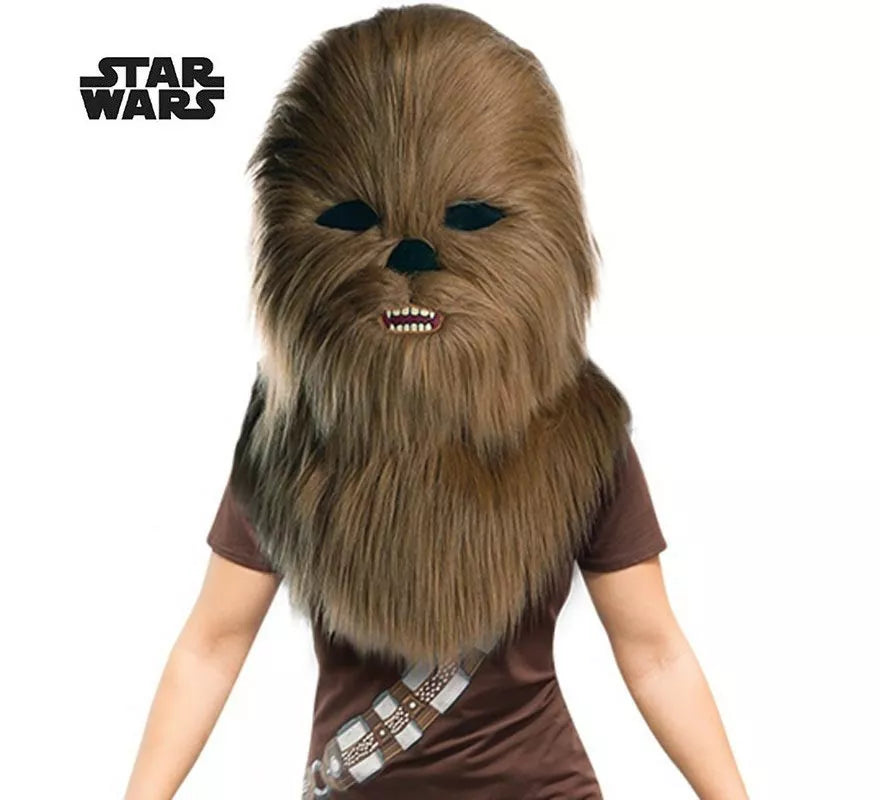 Translation missing: it.Máscara de Chewbacca de Star Wars de felpa adulto