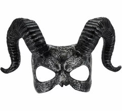 Máscara de Demonio con Cuernos negra