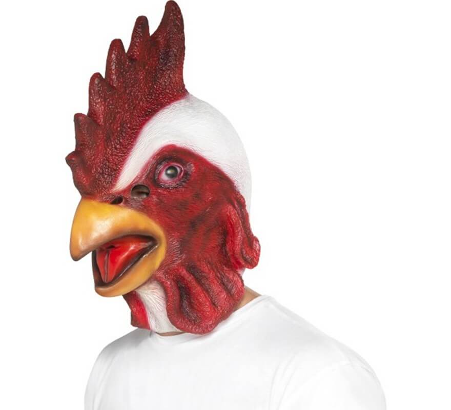 Translation missing: it.Máscara de Gallo Blanco de látex
