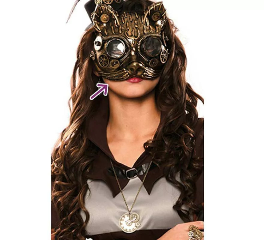 Translation missing: it.Máscara de Gata Steampunk