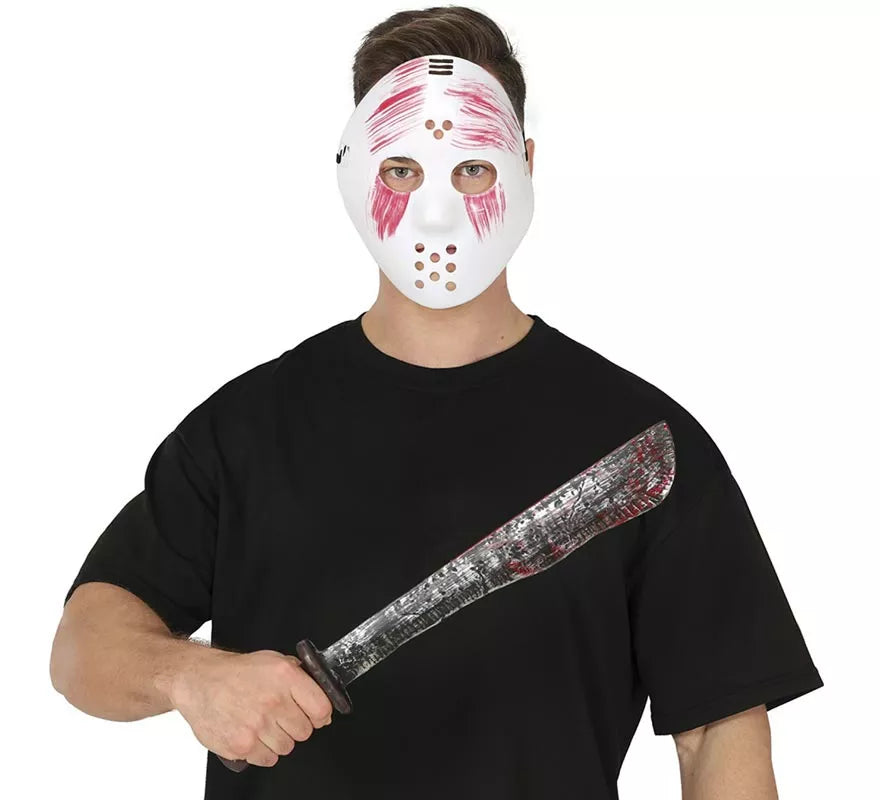 Translation missing: es.Máscara de Hockey Sangriento con Machete