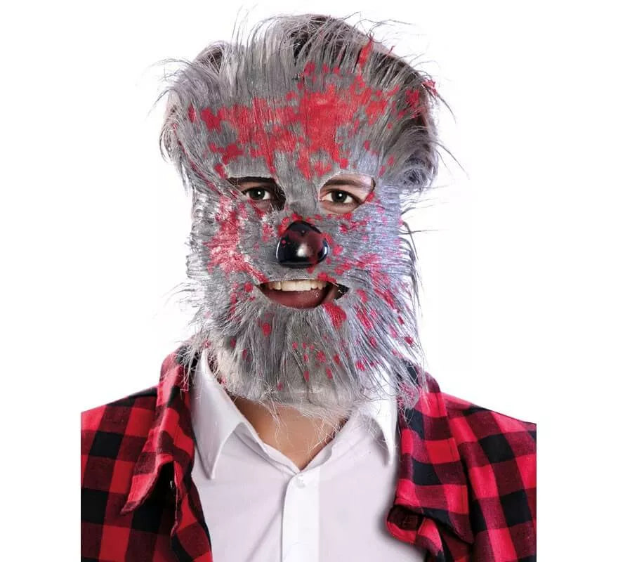 Translation missing: es.Máscara de Hombre Lobo Gris