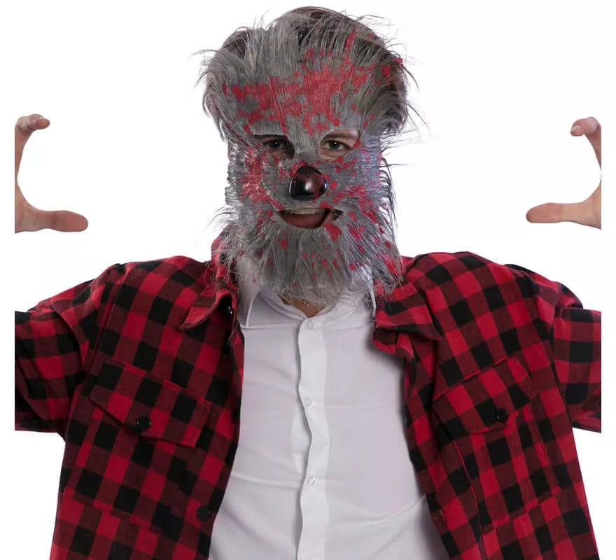 Translation missing: es.Máscara de Hombre Lobo Gris