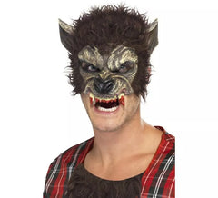 Maschera di licantropo marrone