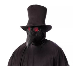 Maschera della peste nera in lattice
