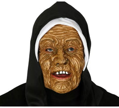 Maschera da Suora zombie con cappuccio