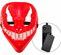 Maschera mostro LED rossa