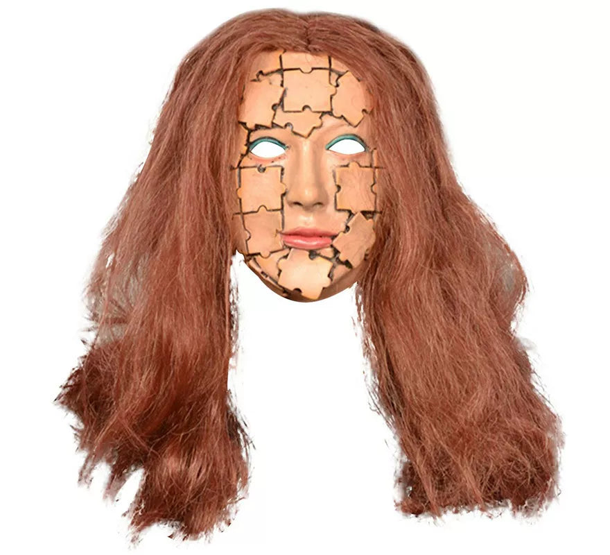Translation missing: it.Máscara de Mujer Piezas de Puzzle con Pelo