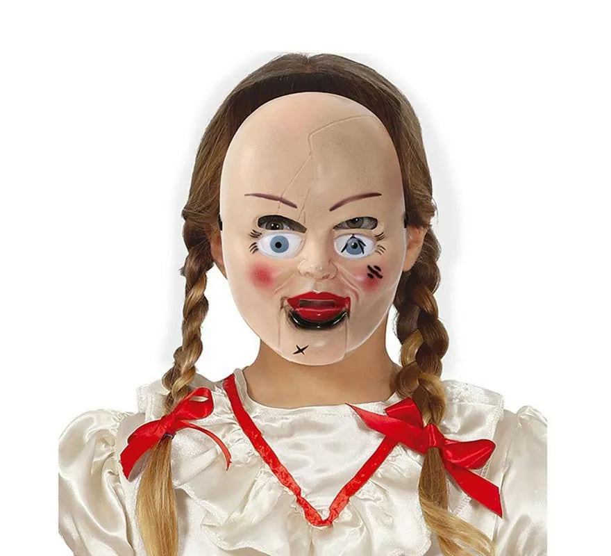Translation missing: it.Máscara de Muñeca Terrorífica de pvc infantil