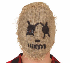 Maschera da bambola di pezza marrone