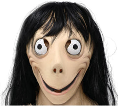Maschera ragazza Internet o Momo