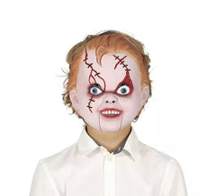 Maschera da bambino diabolico in PVC per bambini