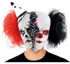 Maschera da clown bifacciale