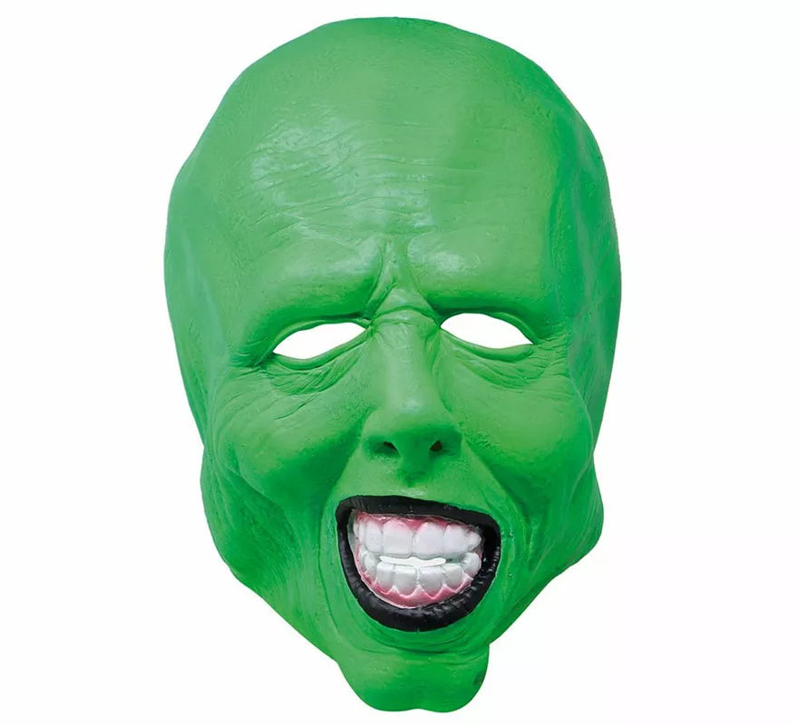 Translation missing: es.Máscara de Personaje Verde Alocado de Látex